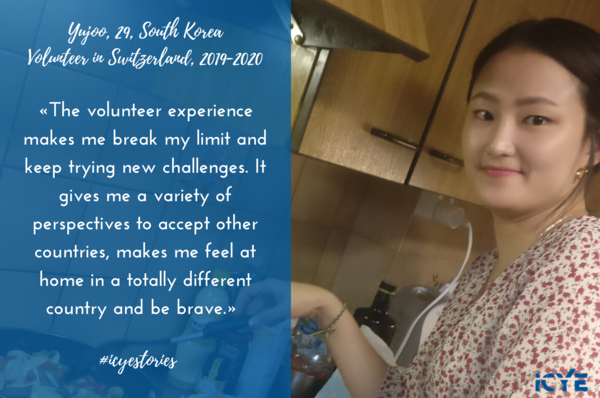 South Korean volunteer in Switzerland with ICYE
