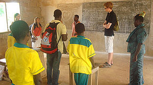Volunteer in ghanaischer Schule