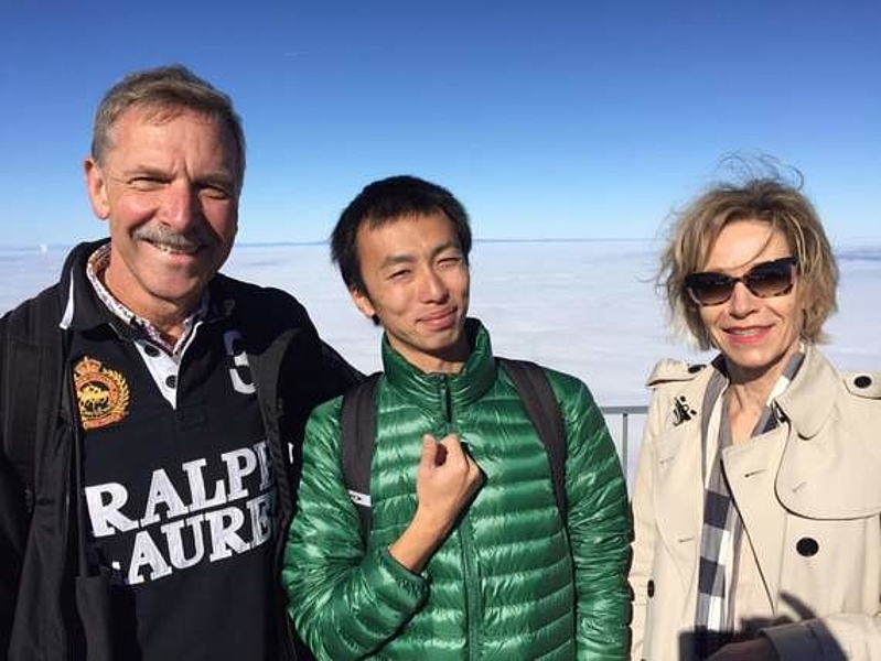 ICYE Schweiz Gastfamilien - Volunteer Hiroyuki bei einer Swiss Host Family