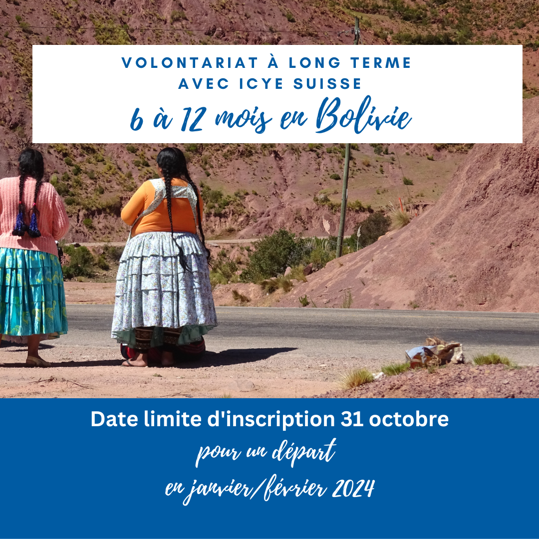 Volontariat en Bolivie avec ICYE Suisse