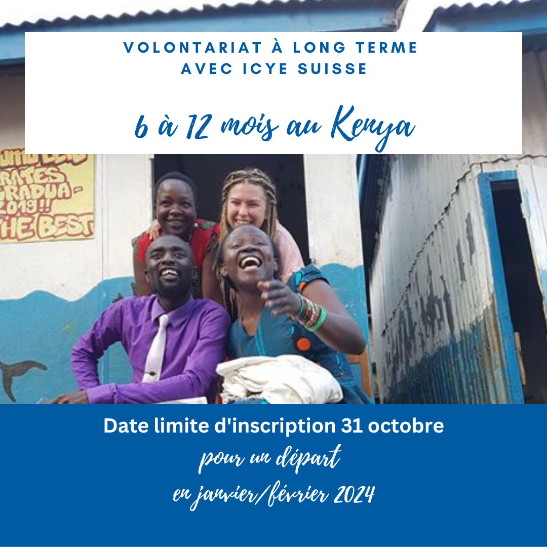 Volontariat au Kenya avec ICYE Suisse